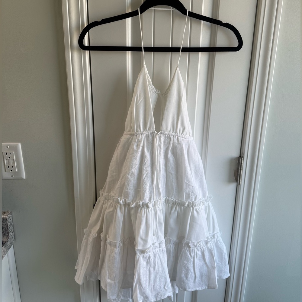 Princess Polly Ivory Tiered Mini Dress